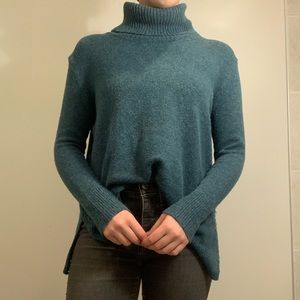 SOFT Teal Turtleneck
